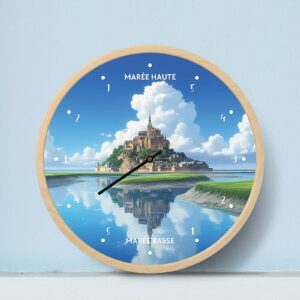 Horloge des marées Mont Saint Michel Zoom