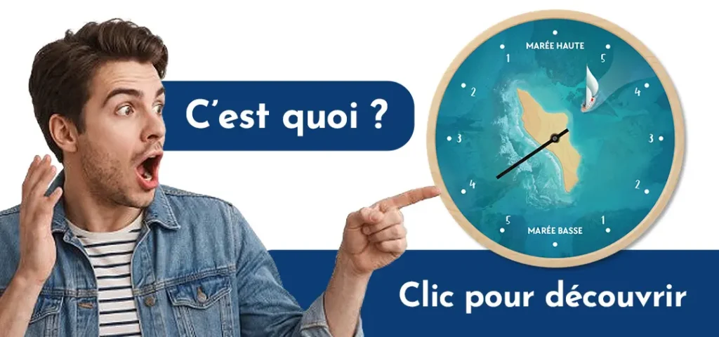 Banniere horloge des marées oleron